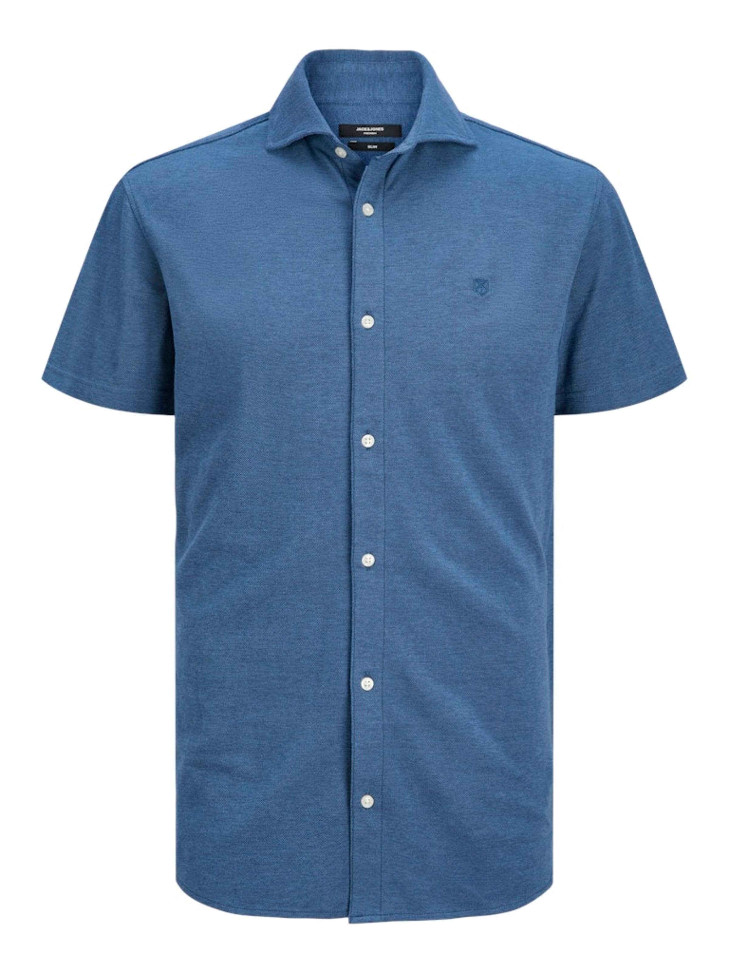 Jack & Jones Premium Риза 'JPRBLALANCE' в синьо: отпред