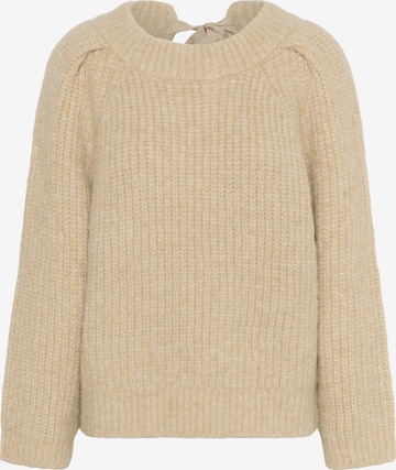 SOAKED IN LUXURY Pullover 'Pleoni' in Beige: Vorderseite