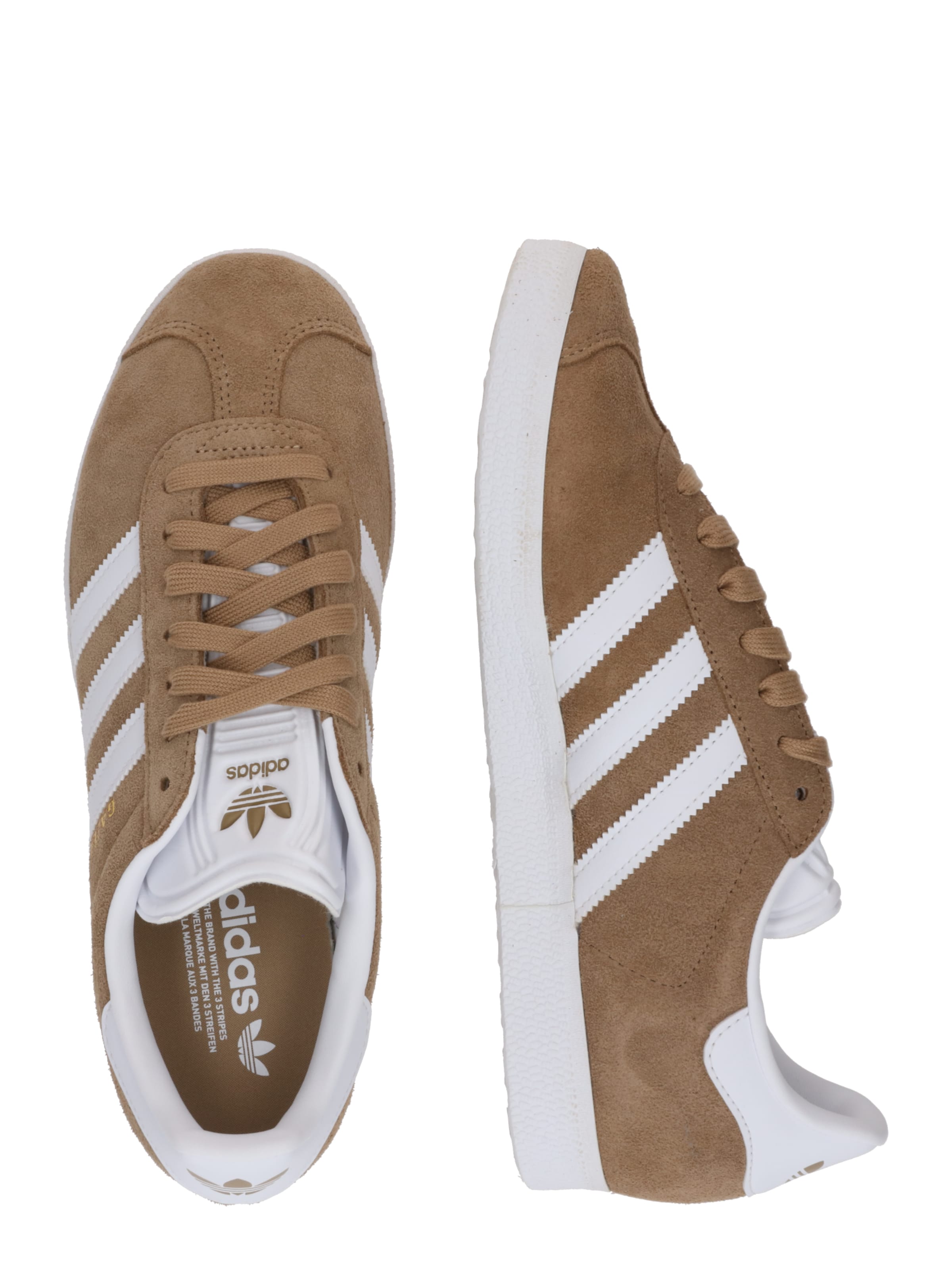 ADIDAS ORIGINALS Низкие кроссовки 'GAZELLE' в Коричневый