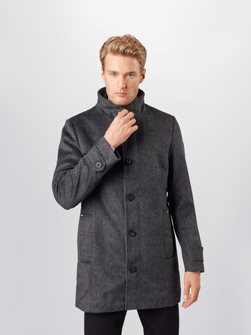 TOM TAILOR Regular Fit Mantel in Grau: predná strana