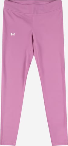 Pantalon de sport 'Motion' UNDER ARMOUR en violet : devant