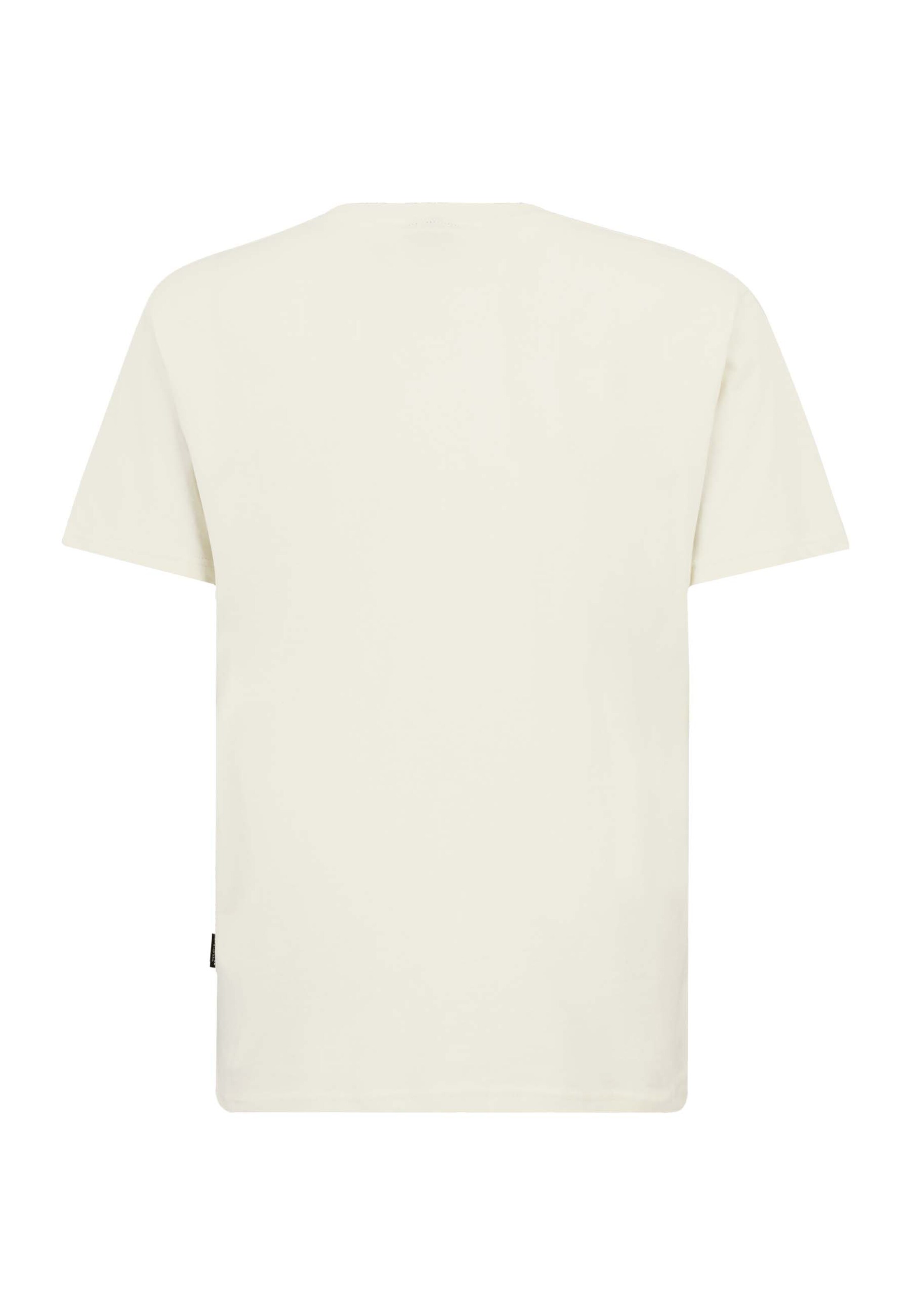 Oldskull Shirt 'Wrldvibe Bali Beam Graphic' in White