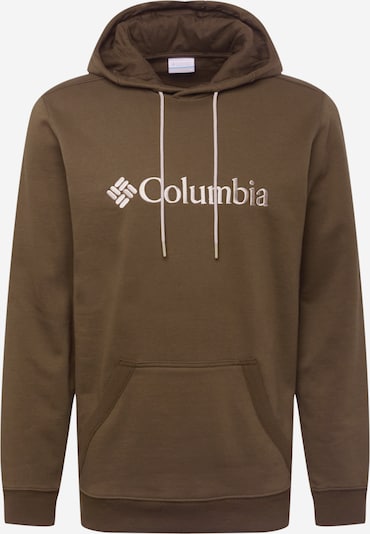 COLUMBIA Sportsweatshirt in de kleur Beige / Olijfgroen, Productweergave