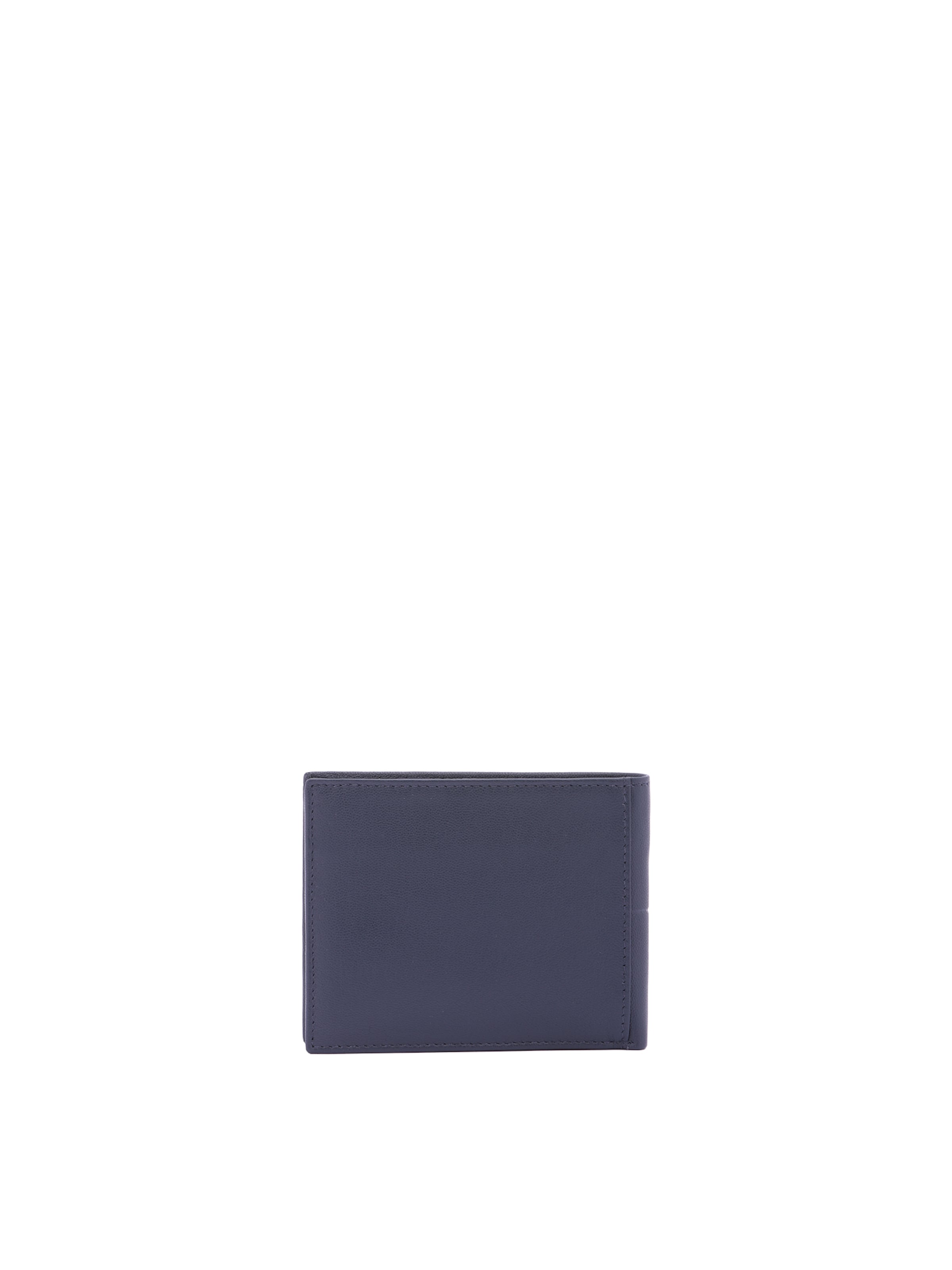 Portamonete 'Portafoglio Uomo Vera Pelle Sergio Tacchini Nero Compatto 10x12,5 cm' di Sergio Tacchini in blu
