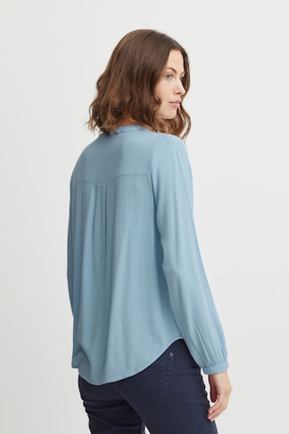 Fransa Blouse in Blauw