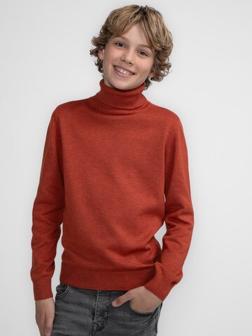 Petrol Industries Sweater 'Wasilla' in Orange: front