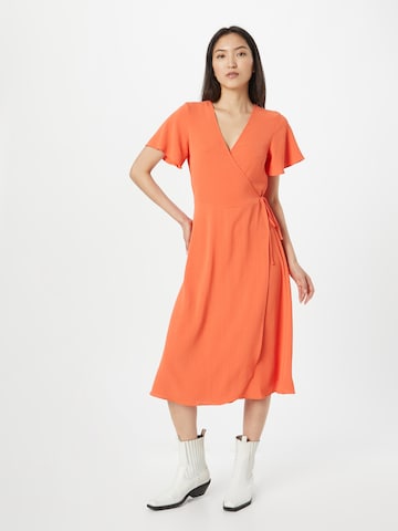 Robe 'Lovie' VILA en orange : devant