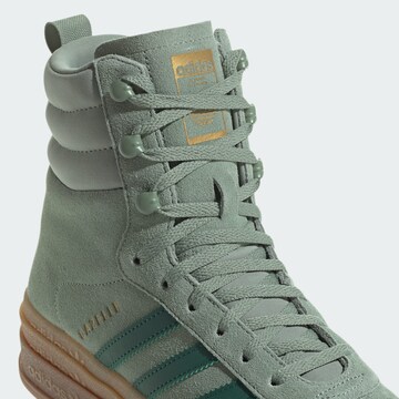 ADIDAS ORIGINALS Lace-Up Ankle Boots 'Gazelle' in Green