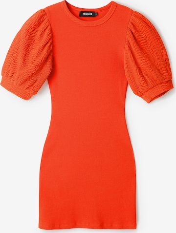 Desigual - Vestido 'VALENTINA' em laranja: frente