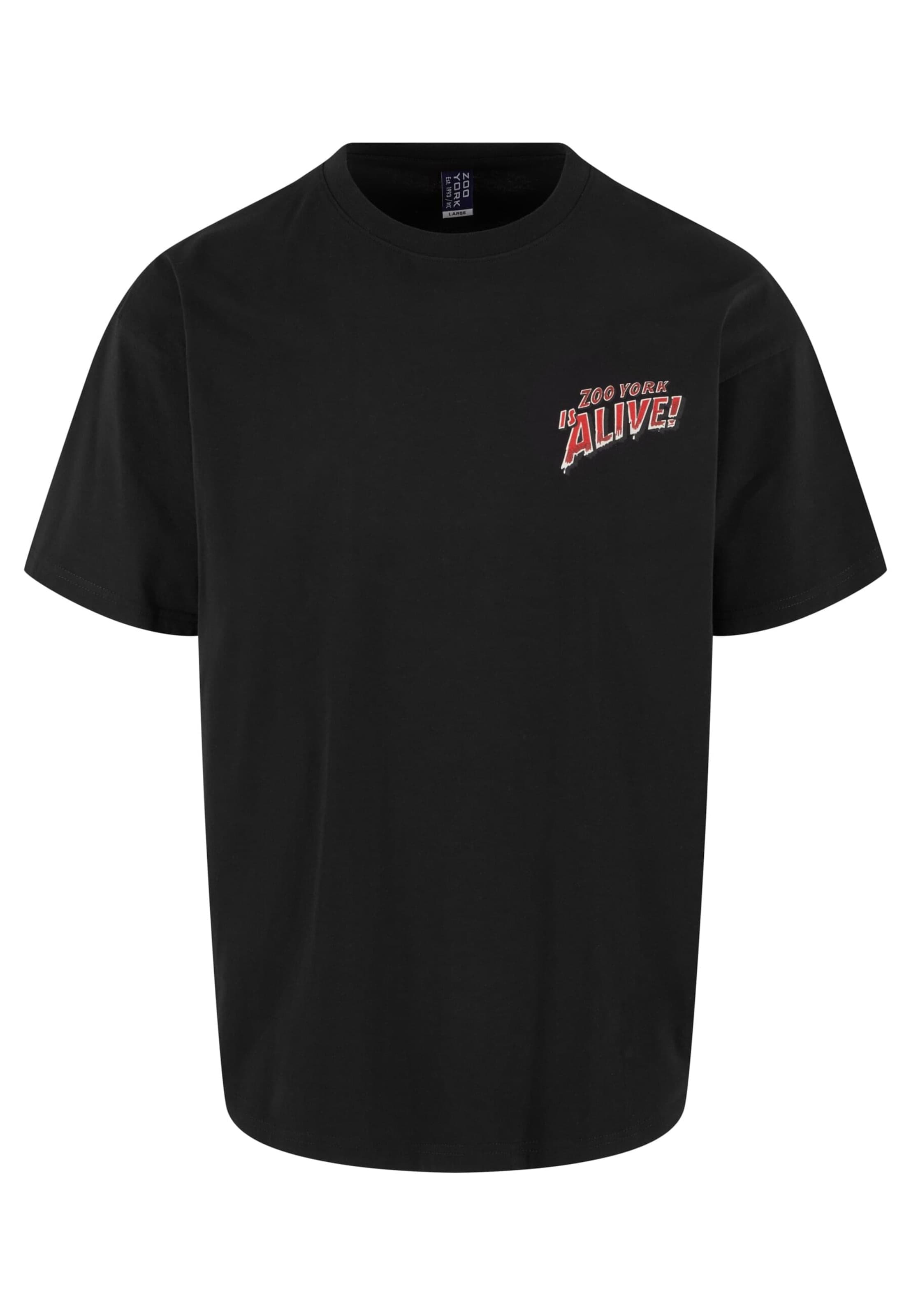 Maglietta di ZOO YORK in nero: frontale