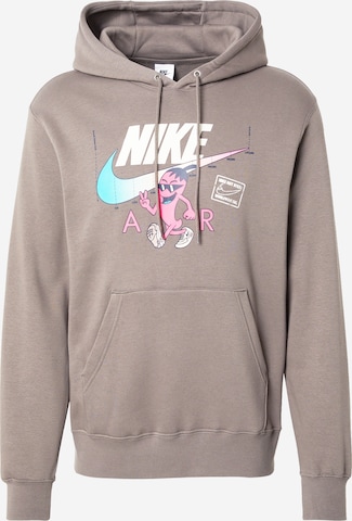 Nike Sportswear Sweatshirt 'CLUB' in Grey: front