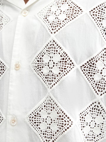 AllSaints Comfort fit Koszula 'VISTA' w kolorze biały