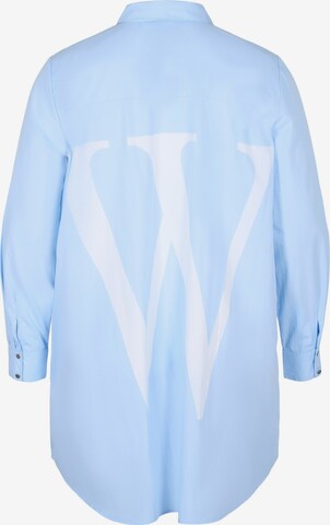 Zizzi - Blusa 'XWENICE' em azul