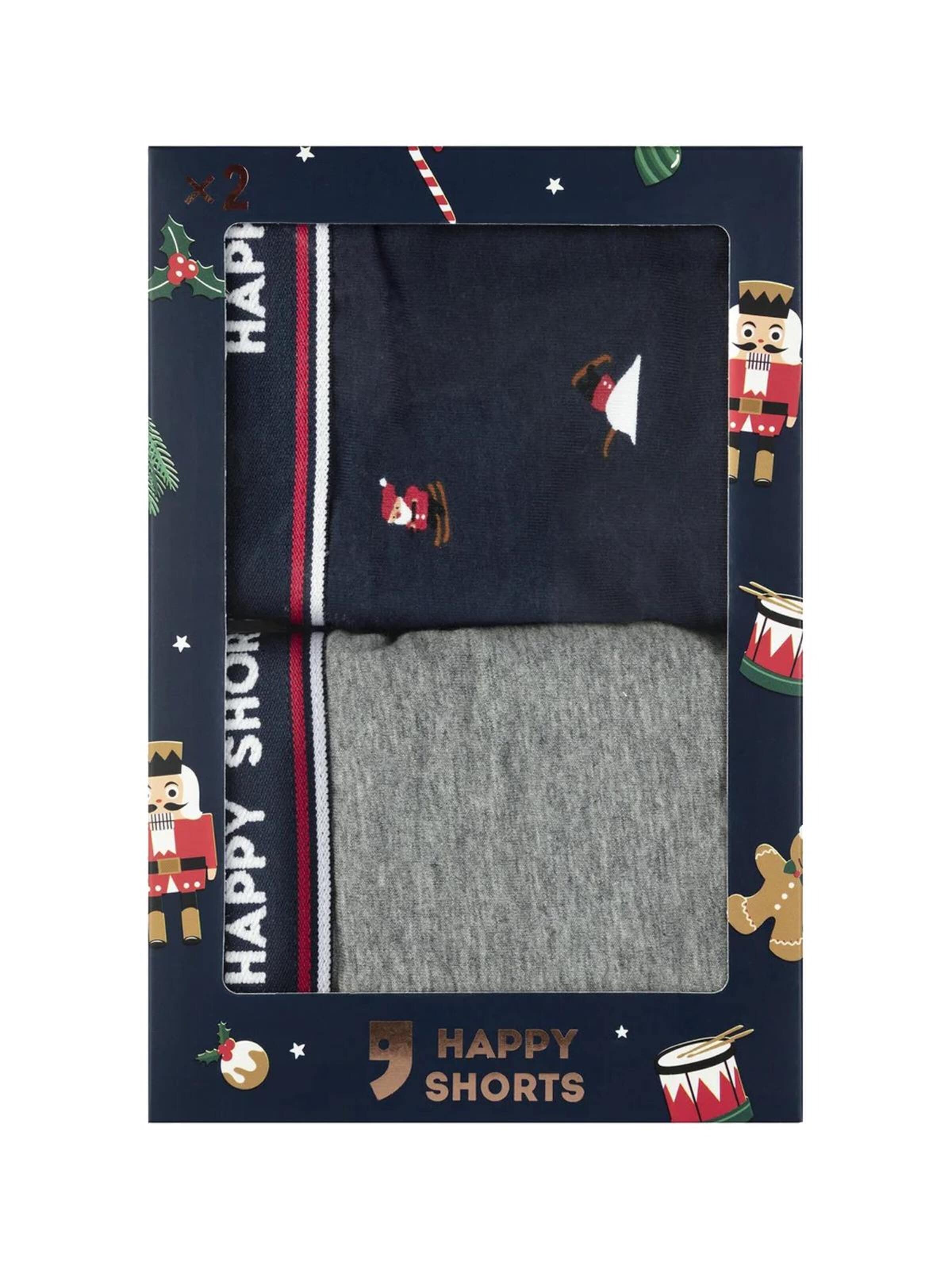 Boxers 'Christmas' Happy Shorts en bleu