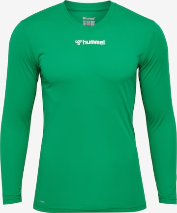 T-Shirt fonctionnel 'Essential' Hummel en vert : devant