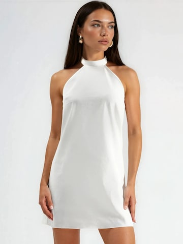 Hiccup Dress in White: front