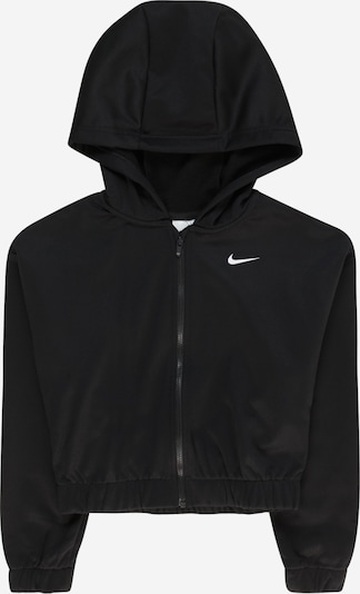 NIKE Sports sweat jacket in Taupe / Light purple / Black / White, Item view