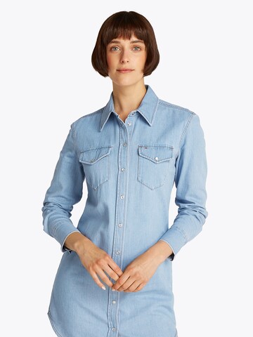 Tommy Jeans Blusekjole i blå