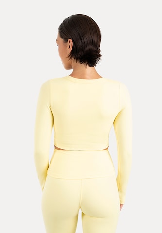 T-shirt 'Niora' Smilodox en jaune