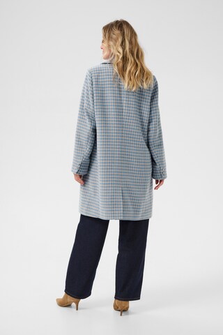 Cream Mantel 'Westie' in Blau