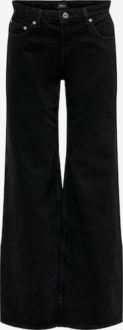 Only Tall Wide leg Jeans 'Chris' i svart: framsida