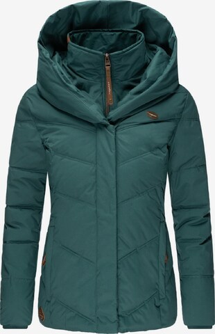 Ragwear Winterjas 'Natesa' in Groen: voorkant