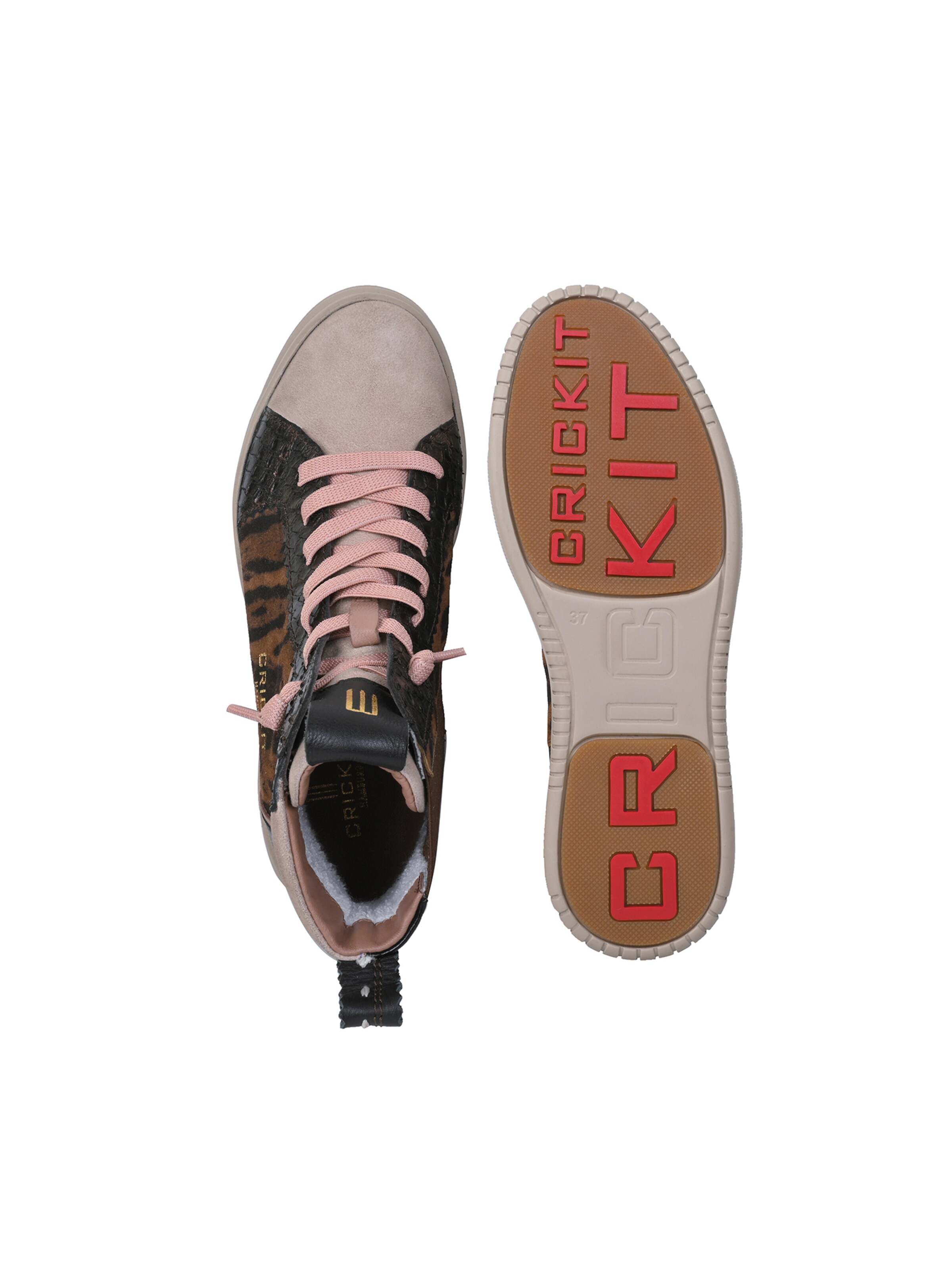 Crickit Sneakers hoog ' SOLE ' in Beige