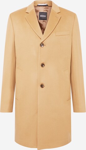 BOSS Tussenjas in Beige: voorkant