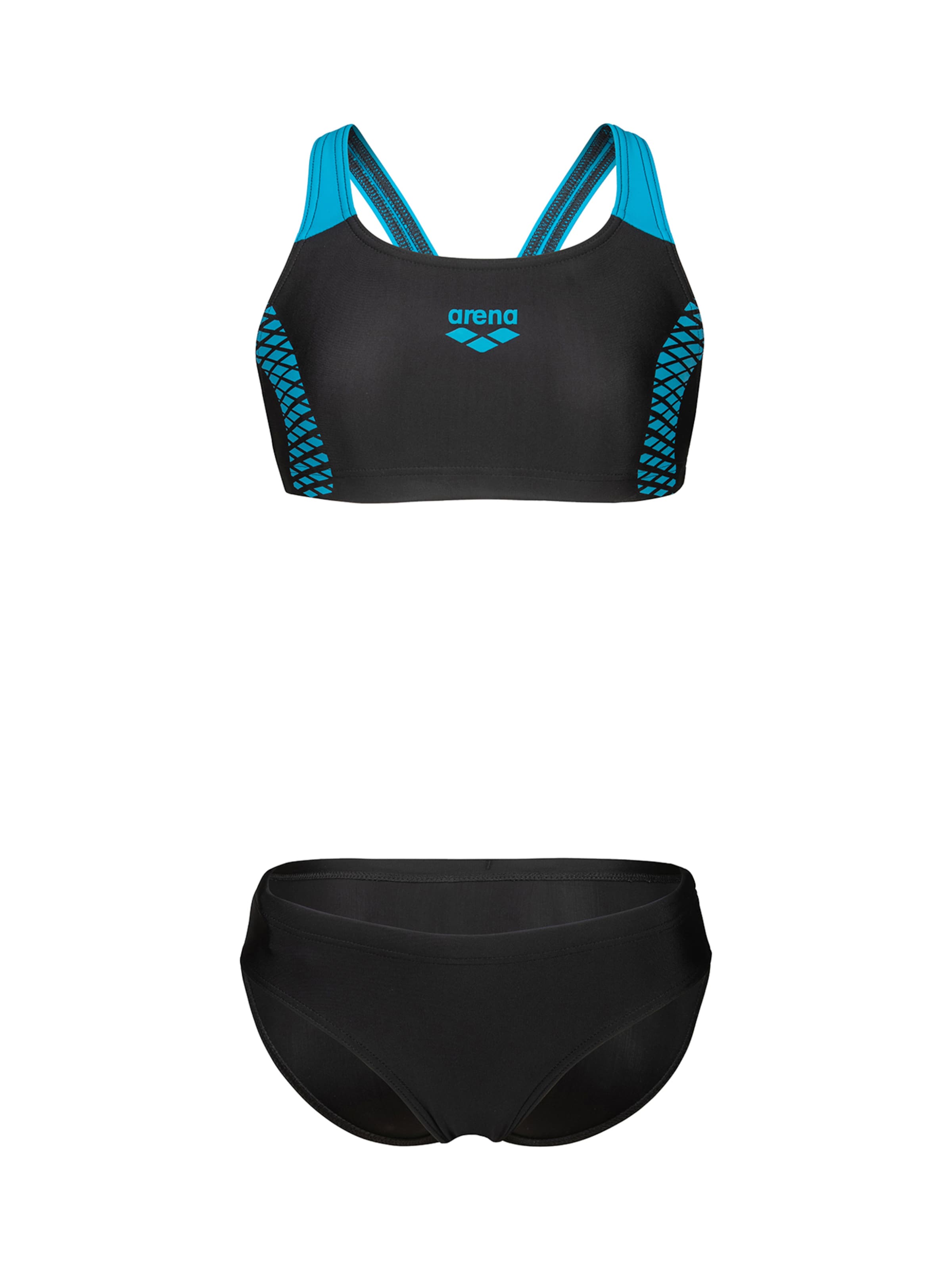 ARENA Bralette Bikini 'OPENINGS' in Black: front