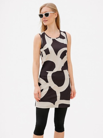 Col haut Tankini 'M2453' MARINA en noir : devant