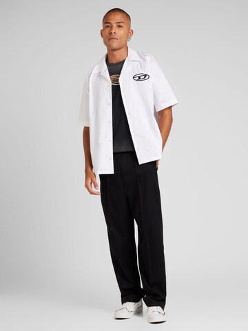 Wide leg Pantaloni con pieghe di TOPMAN in nero