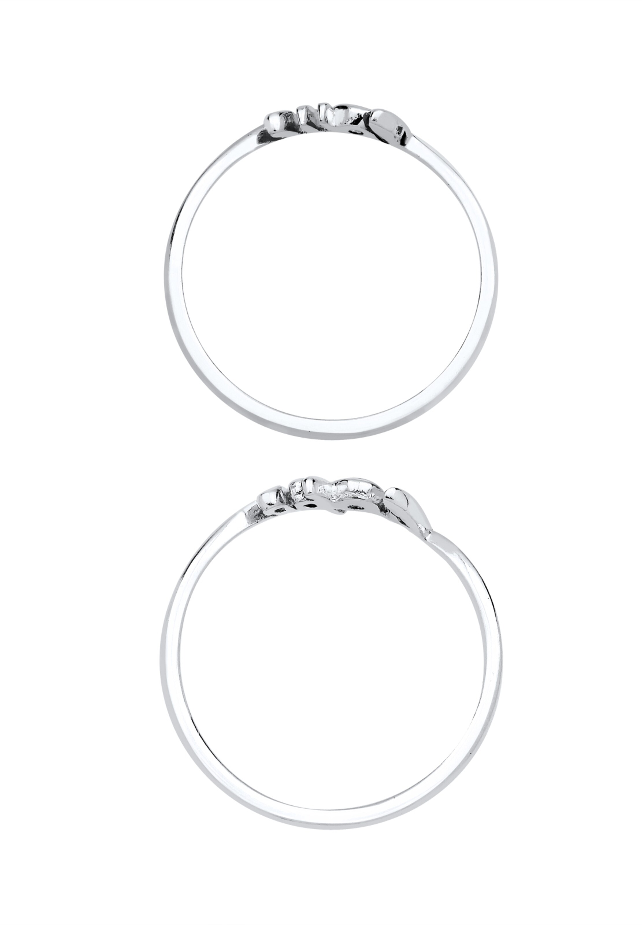 ELLI Ring 'Love' in Silver