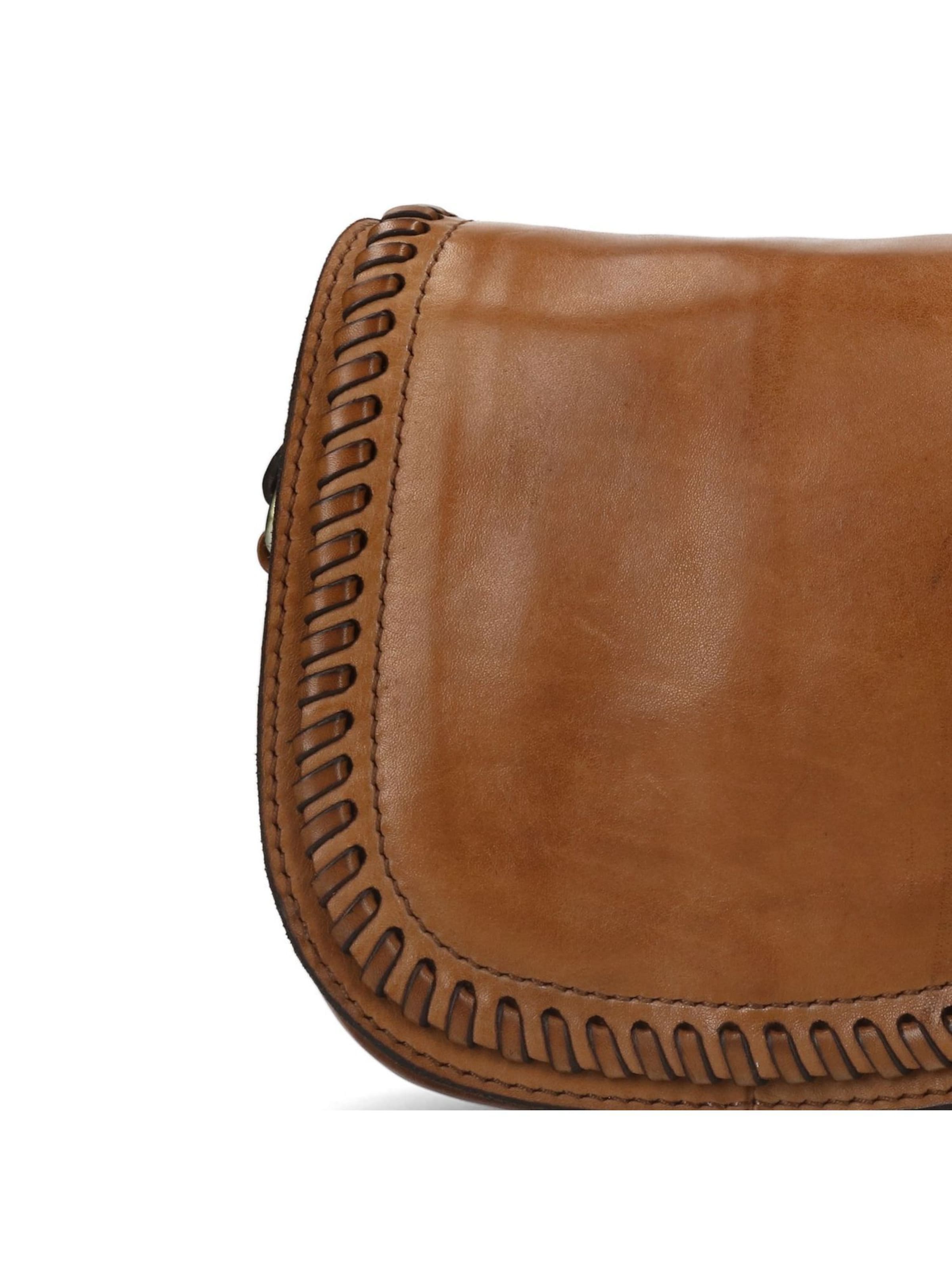 MANFIELD Umhängetasche in Braun