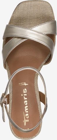 TAMARIS Strap Sandals in Gold