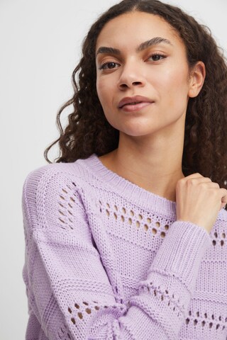 b.young Strickpullover in Lila