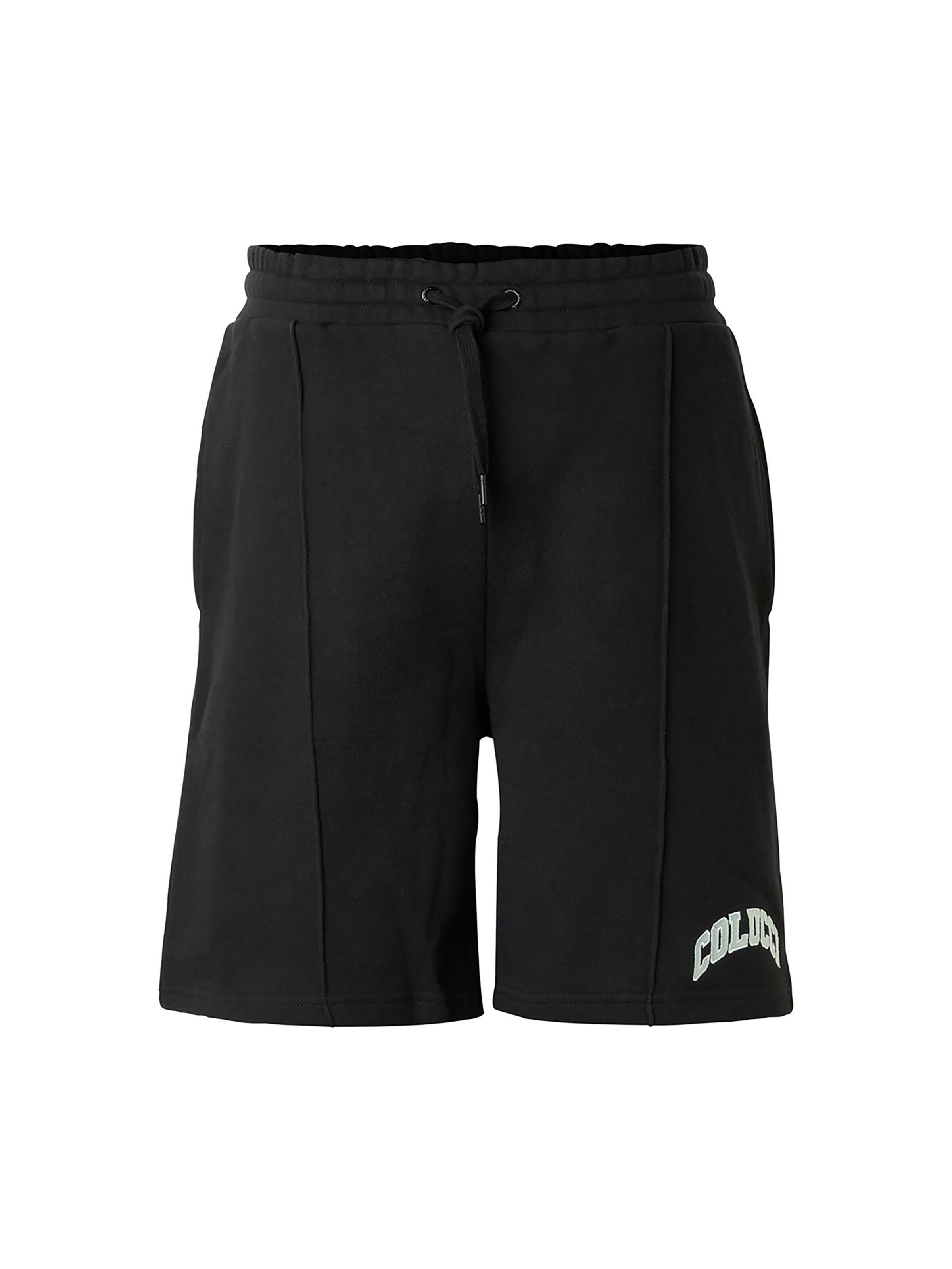 Colucci Regular Pants 'College' in Black: front