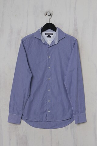 TOMMY HILFIGER Button Up Shirt in S in Blue: front