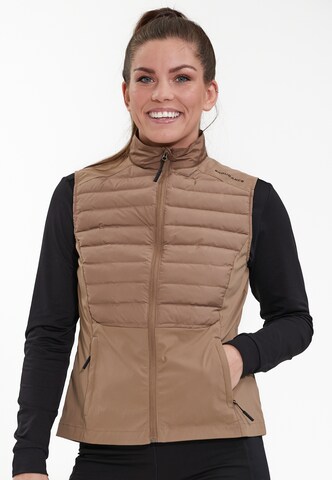 ENDURANCE Sports Vest 'Beistyla' in Brown: front