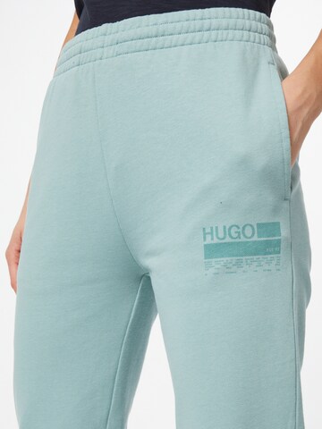 HUGO Tapered Trousers in Green