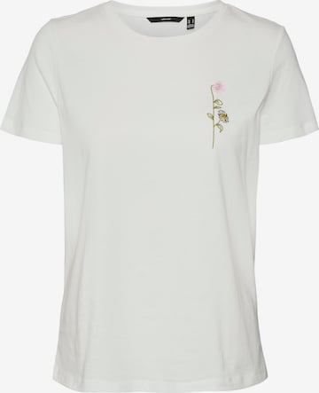 VERO MODA Shirt 'BLIAFRANCIS' in White: front