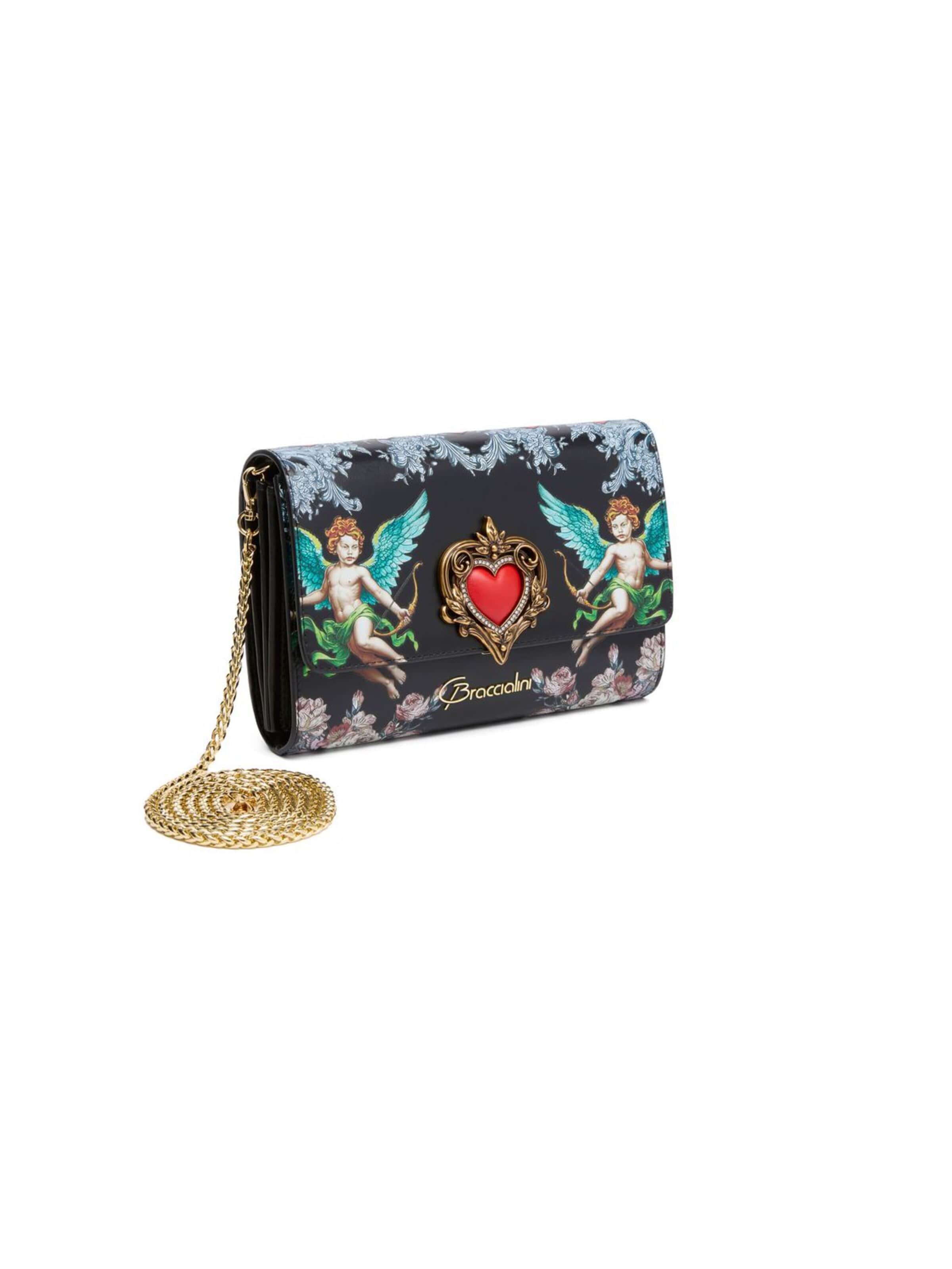 Braccialini - Bolso de noche 'Lady Angeli' en negro