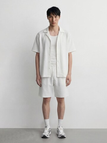 Burocs Regular Pants 'Structured' in White