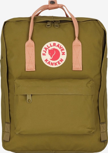 Fjällräven Rucksack 'Kanken' in neongrün / rot / weiß, Produktansicht