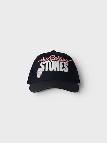 NAME IT Hat 'The Rolling Stones' in Black
