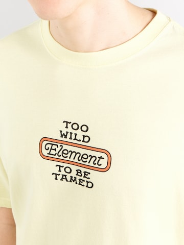 ELEMENT Póló 'TOO WILD' - sárga