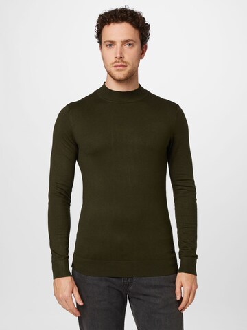 Petrol Industries Sweater in Green: front