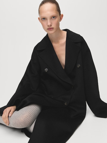 MANGO Přechodný kabát 'PICAROL' – černá