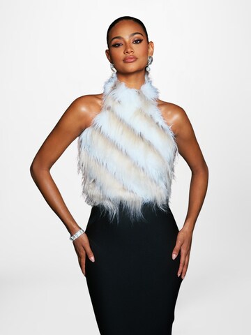 Mew Mews Top 'Thara' in Weiß: Vorderseite