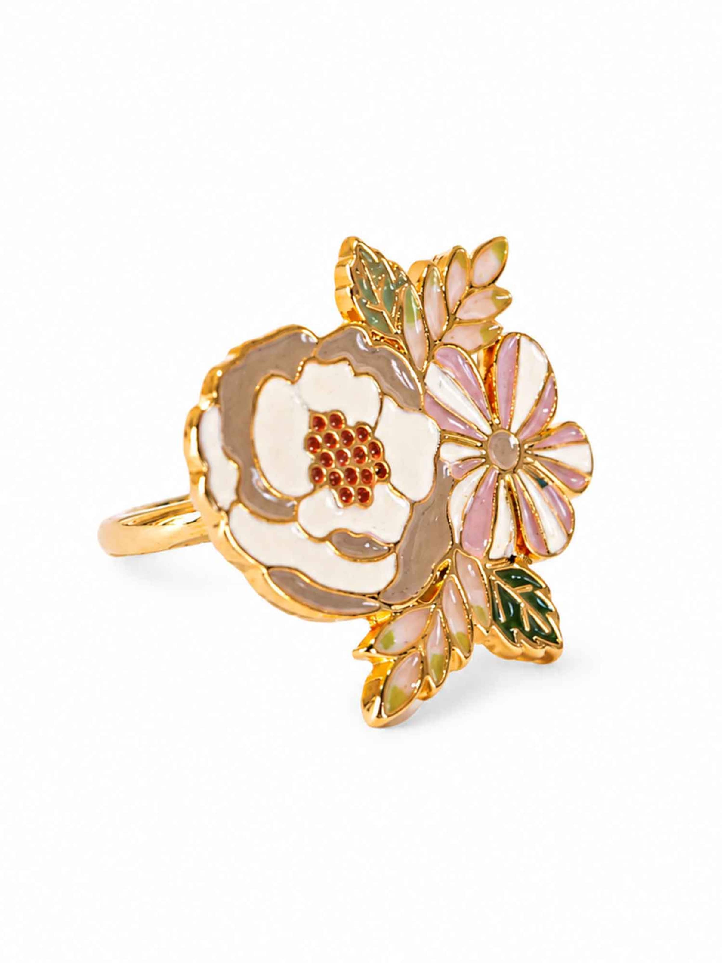 RteRme Ring 'Flourishing Flower Ring' in Goud