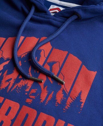 Sweat-shirt 'Mountain Regenbogen' Superdry en bleu